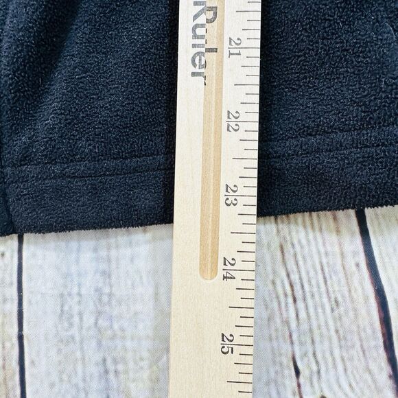 Columbia Fleece Womens Medium Black Full Zip Mock Neck Sweatshirt Outdoor - Picture 7 of 11